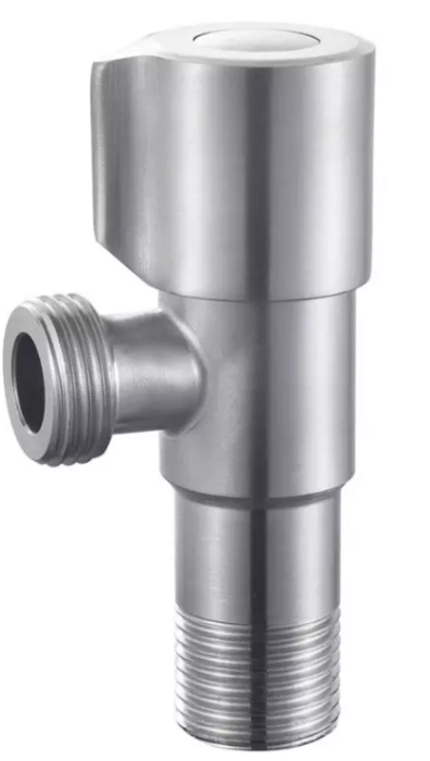 Вентиль угловой из нерж. стали с керамической кран-буксой VIEIR 1/2″x1/2″ (VER66)
