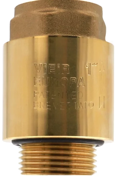 Обратный клапан с металлическим штоком ВН VIEIR (ZHM675)