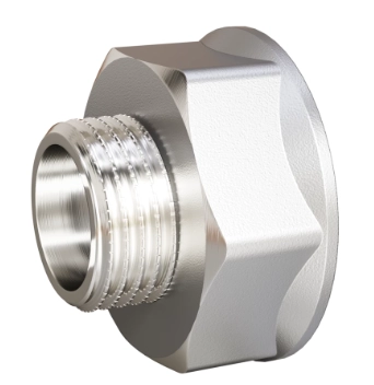 Переход LD Pride ВР/НР латунь НИКЕЛЬ