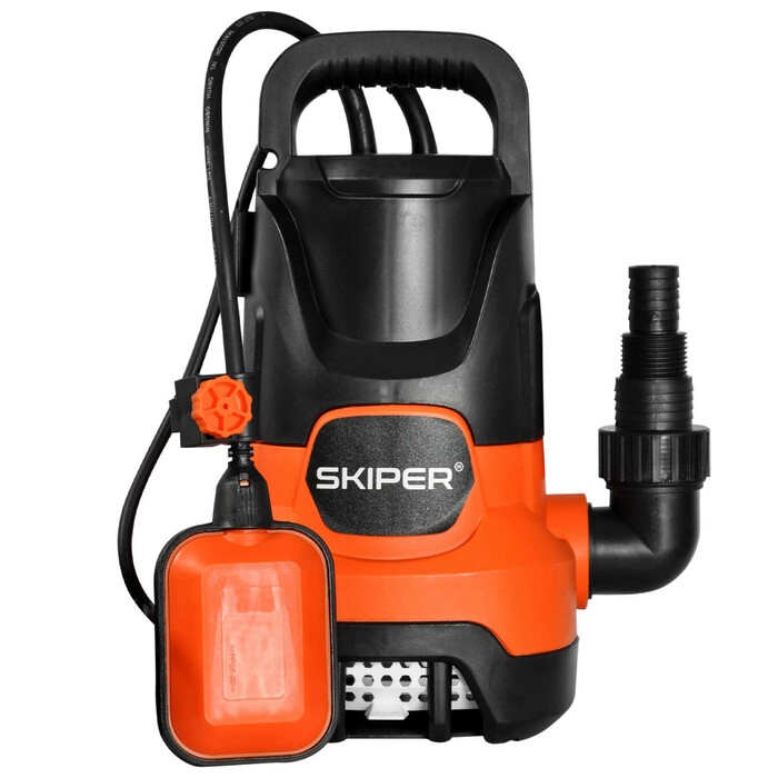 Насос дренажный Skiper SP4500 2-в-1 (750 Вт, 14000л/ч, напор 8 м, 1" или 1 1/2")