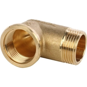 Угольник с внутренней и наружной резьбой ВН STOUT ЛАТУНЬ (SFT-0011)