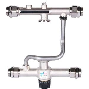 Насосно-смесительный узел 30-60°C KVS 3,5 STOUT без насоса (SDG-0120-007000)