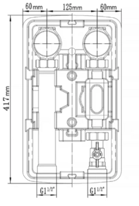 Насосная группа быстрого монтажа прямого контура из нержавеющей стали VIEIR VER-PRO без насоса (VP226A)