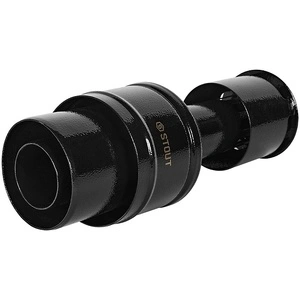 Оголовок STOUT вертикальный с ветрозащитой традиц. коакс. D60(п)/100(п) ЧЕРНЫЙ узкий (SCR-6010-800012)