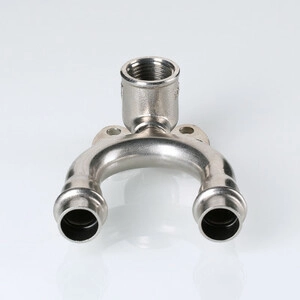 Проходная водорозетка пресс Valtec (VTi.954.DI) 15 мм х 1/2"