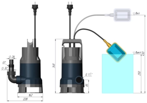 Насос дренажный UNIPUMP VORT 1101 PW