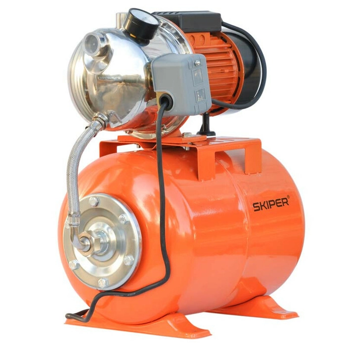 Насосная станция Skiper JET120S (1300 Вт, 3600 л/ч, 24 л, нерж)