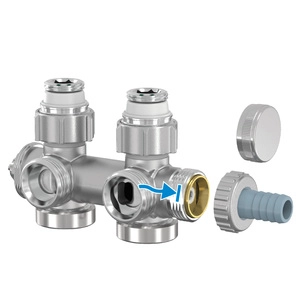 Комплект VARIODESIGN SIMPLEX с кожухом и термоголовкой хромированного цвета (F12161)