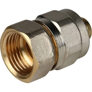 Переходник STOUT с внутренней резьбой для металлопластиковых труб винтовой (SFS-0002)