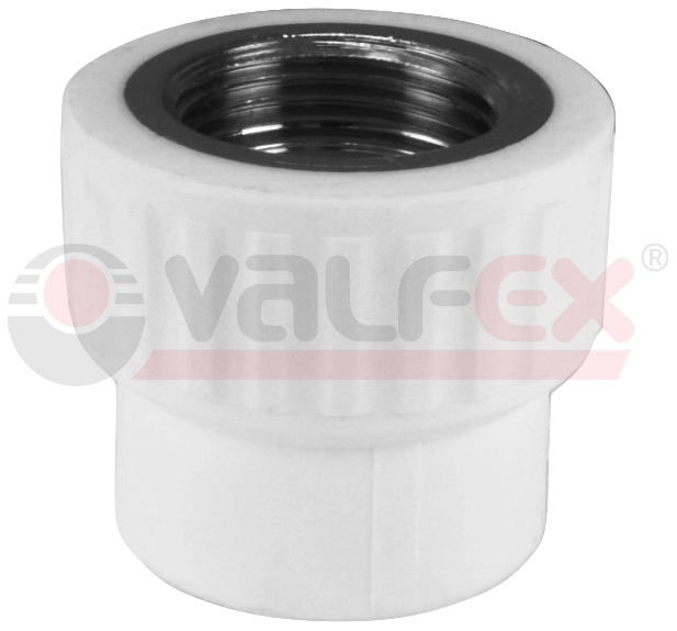 Муфта полипропиленовая комбинированная переходная (внутренняя резьба) Valfex