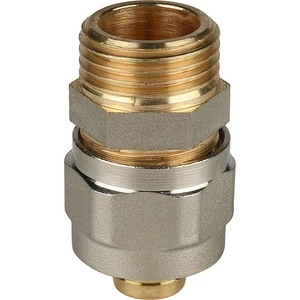 Переходник STOUT с наружной резьбой для металлопластиковых труб винтовой (SFS-0001)