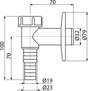Сифон для стиральной машины AlcaPlast APS2