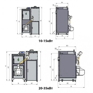 Твердотопливный котел SAKOVICH STANDART PELLET 10