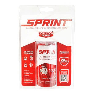 (61056) Уплотнительная нить Sprint 100м бокс, блистер