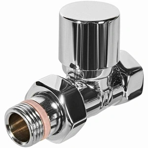 Клапан запорно-балансировочный STOUT Design хром, прямой 1/2 (SVLD-0001-000015C)