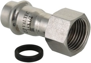 Муфта пресс с накидной гайкой Valtec (VTi.908.I)