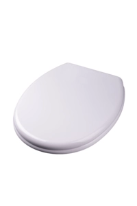 Сиденье для унитаза АНИПласт WS0100 из полипропилена с пластиковым креплением (WS0100)