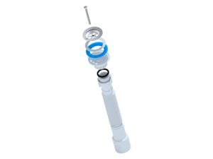 Сифон для мойки АНИПласт G206 1 1/4 дюйма 40/50 мм гофрированный 391-801 мм (G206)