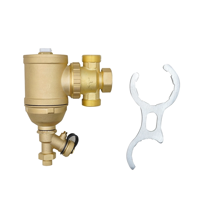 Магнитный сепаратор шлама ROMMER поворотный универсальный НР корпус- латунь (RFW-0080)