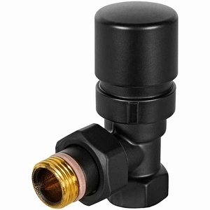 Клапан термостатический STOUT Design черный, угловой 1/2 (SVTD-0002-000015B)