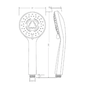 Душевая лейка VIEIR (VR1019)