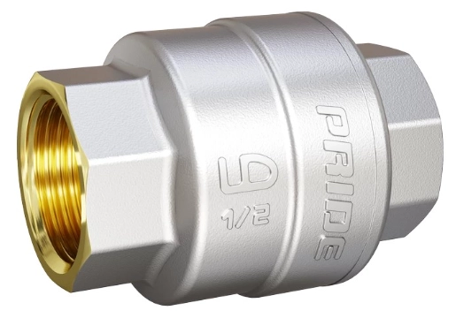 Обратный клапан ВВ LD Pride пружинный латунный шток