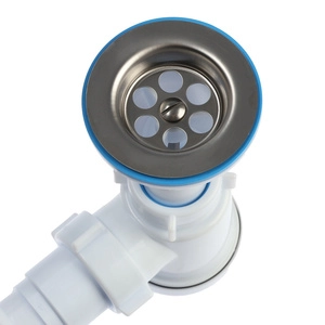 Сифон для мойки АНИПласт Варяг C5510 1 1/4 дюйма 40 мм универсальный с гибкой трубой 40х50 мм (C5510)