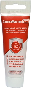 (61049) Сантехмастер Гель Красный, тюбик 35 гр, с еврослотом