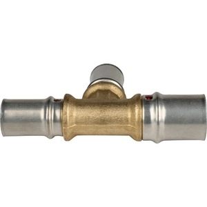 Тройник переходной пресс STOUT для металлопластиковых труб (SFP-0005)