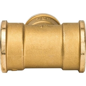 Тройник переходной с внутренней резьбой ВВВ STOUT ЛАТУНЬ (SFT-0021)