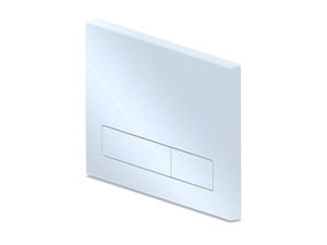 Клавиша смыва АНИПласт для инсталляции, плоская кнопка, белый глянец (WPG1500G)