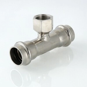 Тройник пресс с внутренней резьбой Valtec (VTi.932.I)